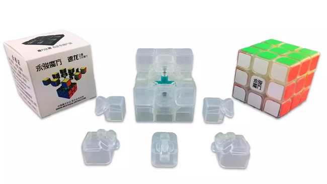 YJ SuLong 3x3x3 Magic Cube Transparent